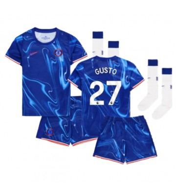 Chelsea Malo Gusto #27 Primera Equipación Niños 2024-25 Manga Corta (+ Pantalones cortos)